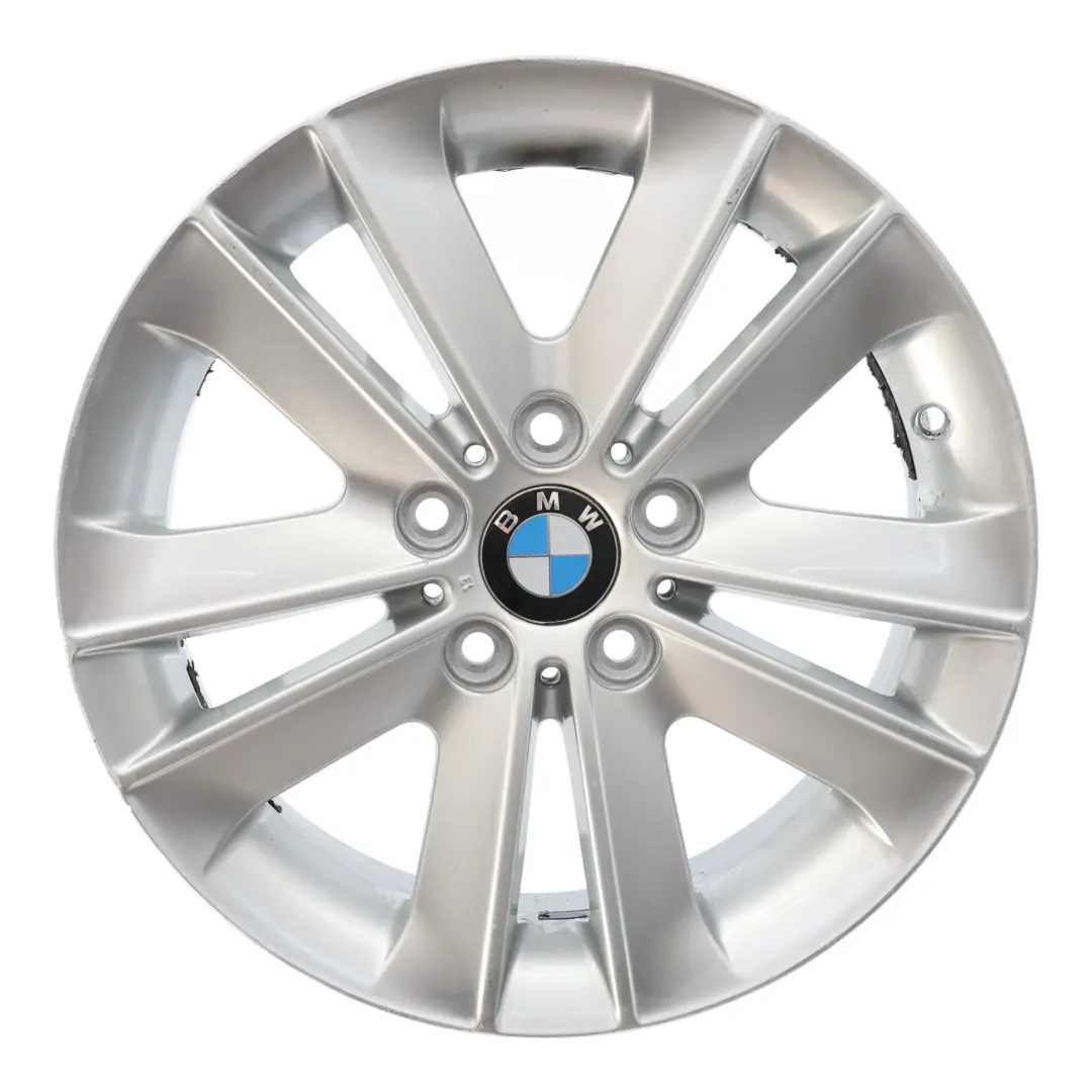 BMW E81 E87 Jante Alliage Argent 17" À Rayons En V 141 ET:47 7J 6762888 - SKU 6762888-1 - Numéro de pièce 6775621
