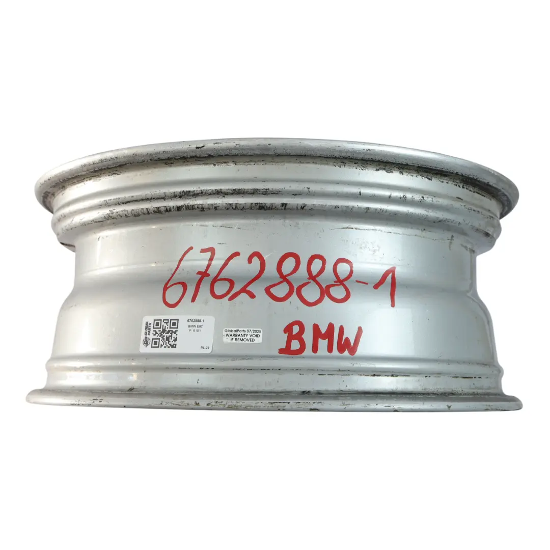 Silberne Leicht Felge 17" V-Speiche 141 ET:47 7J 6762888 für BMW E81 E87 mit Teilenummer 6775621 BMW E81 E87 Silberne Leicht Felge 17" V-Speiche 141 ET:47 7J 6762888 - SKU 6762888-1 - Teilenummer 6775621