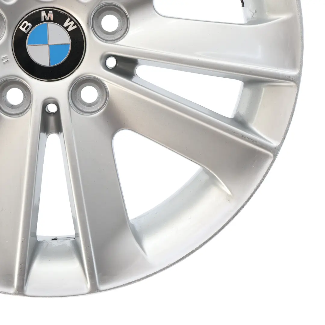 BMW E81 E87 Silberne Leicht Felge 17" V-Speiche 141 ET:47 7J 6762888 - SKU 6762888-1 - Teilenummer 6775621