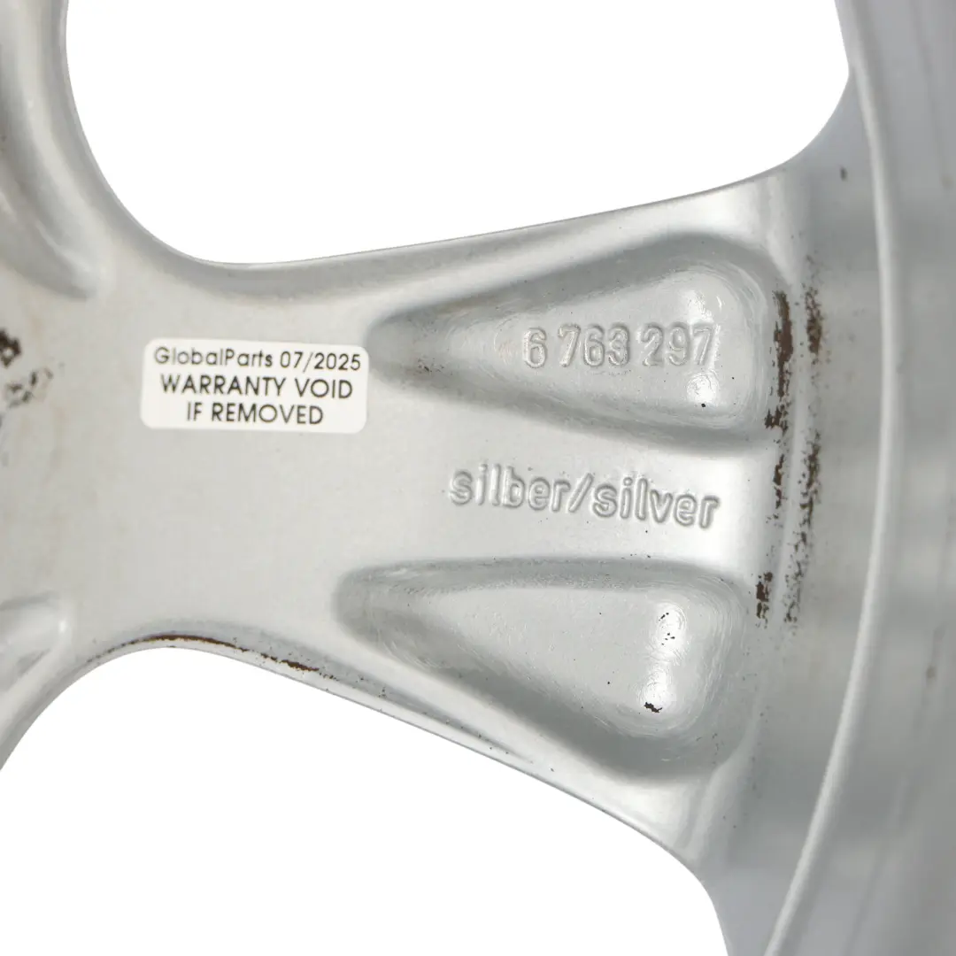 Mini Cooper R50 R52 R53 Silver Wheel Alloy Rim 16" 6,5J ET:48 7-Spoke 92 - SKU 6763297-2 - Part number 6763297