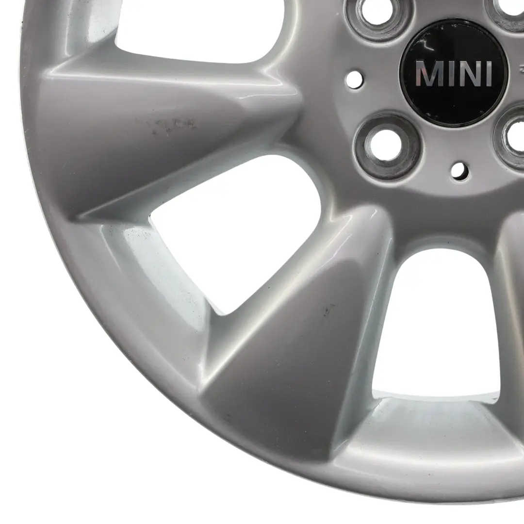 Llanta De aleacion plateada 16" 6,5J ET:48 7 radios 92 para Mini R50 R52 R53 con número de pieza 6763297 Mini R50 R52 R53 Llanta De aleacion plateada 16" 6,5J ET:48 7 radios 92 - SKU 6763297-2 - Número de pieza 6763297