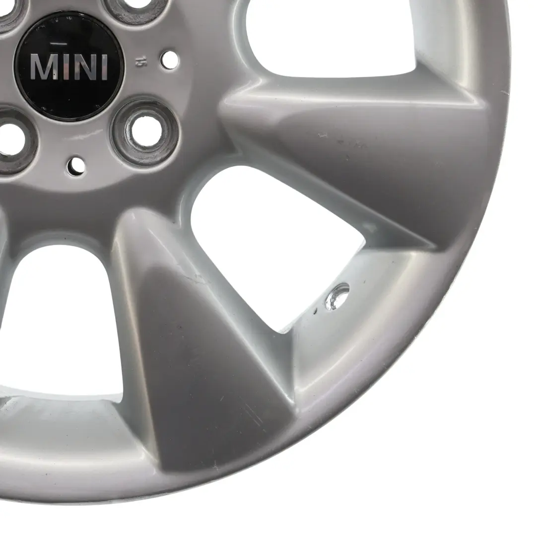 Mini Cooper R50 R52 R53 Silver Wheel Alloy Rim 16" 6,5J ET:48 7-Spoke 92 - SKU 6763297-2 - Part number 6763297
