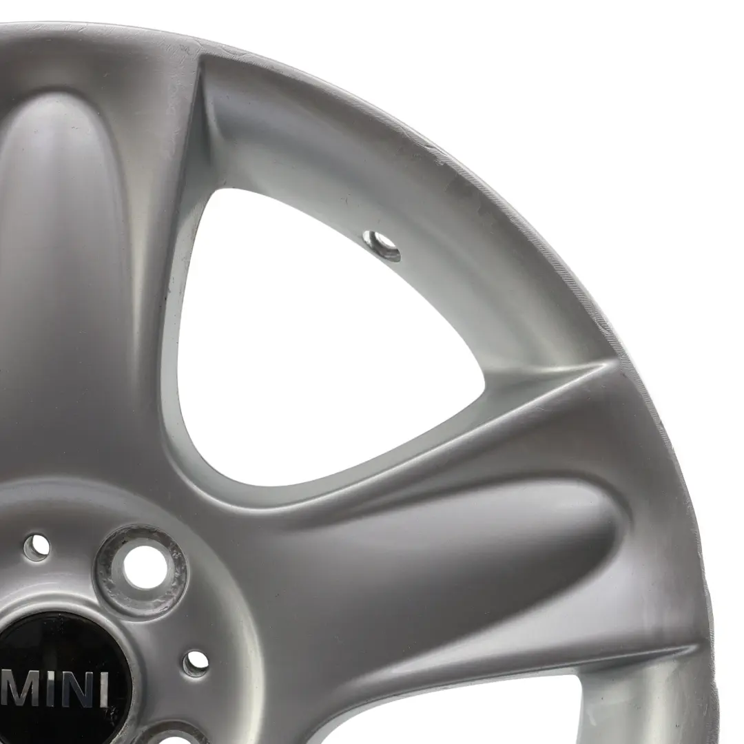 Mini Cooper One R50 R52 R53 Silver Wheel Alloy Rim 17" 7J ET:48 5-Star 91 - SKU 6763299-1 - Part number 6763299