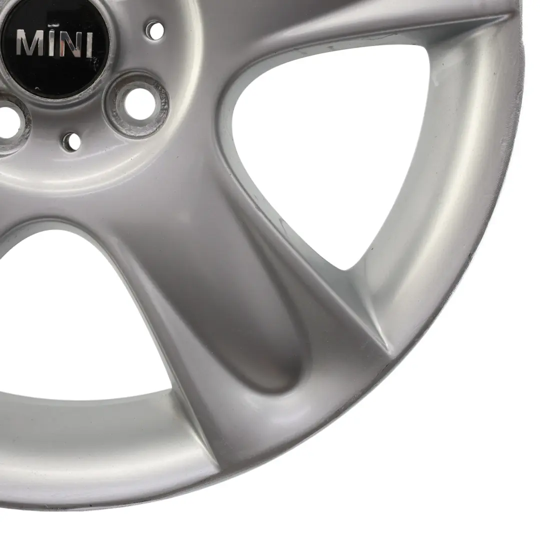 Mini Cooper One R50 R52 R53 Silver Wheel Alloy Rim 17" 7J ET:48 5-Star 91 - SKU 6763299-1 - Part number 6763299