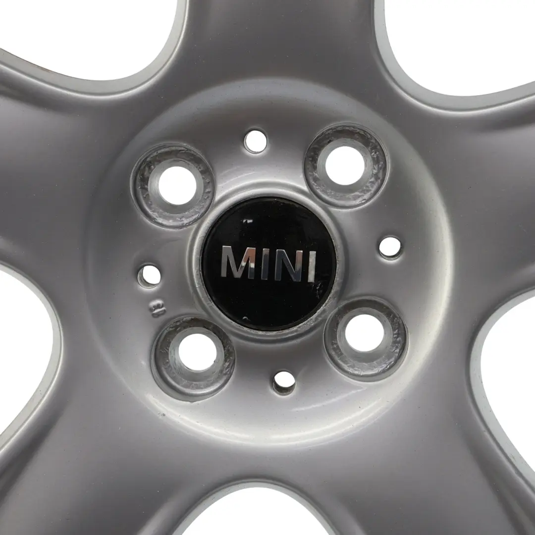 Mini Cooper One R50 R52 R53 Silver Wheel Alloy Rim 17" 7J ET:48 5-Star 91 - SKU 6763299-1 - Part number 6763299