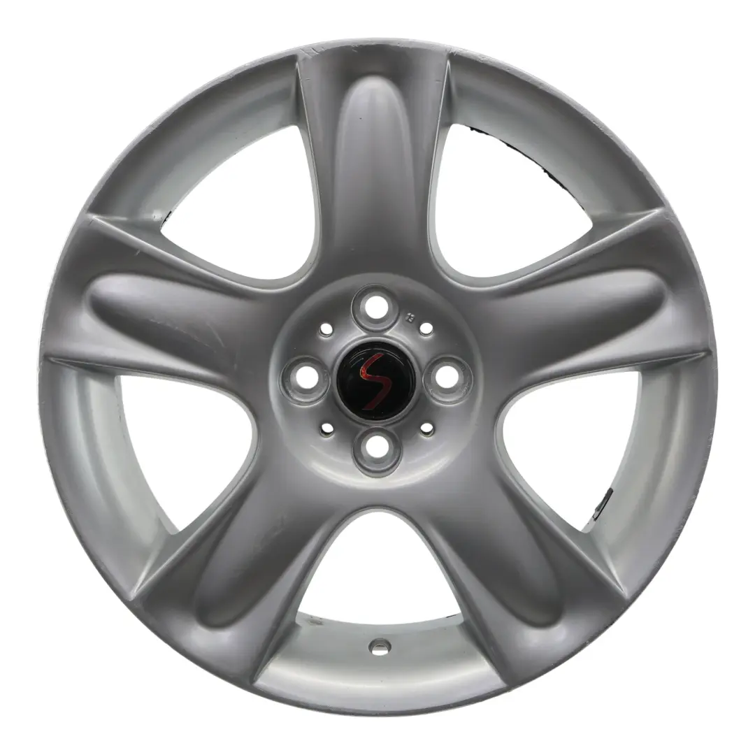 Mini Cooper One R50 R52 R53 Silver Wheel Alloy Rim 17" 7J ET:48 5-Star 91 - SKU 6763299-2 - Part number 6763299