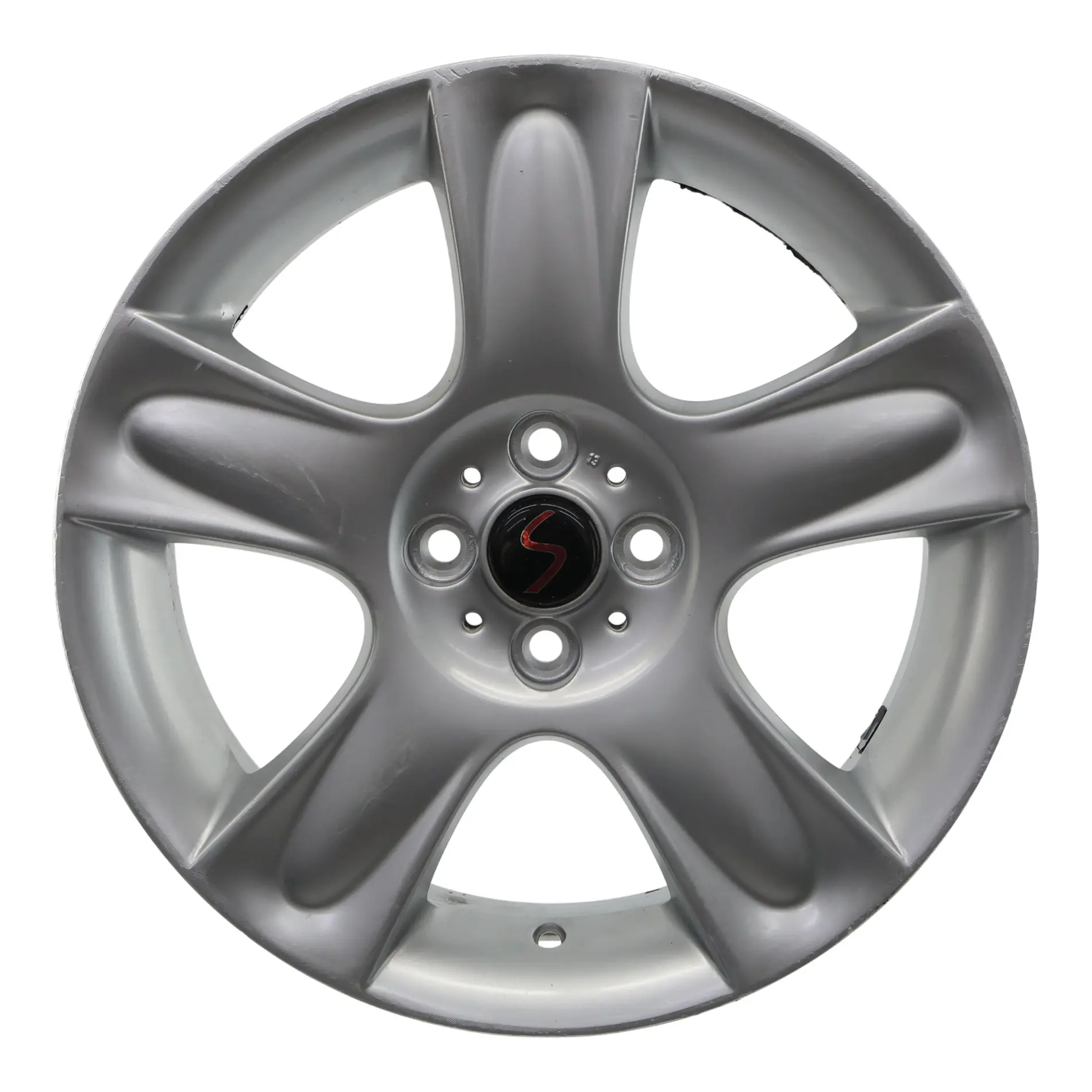 Mini Cooper One R50 R52 R53 Silber Alu Felge 17" 7J ET:48 5 Star Bullet 91