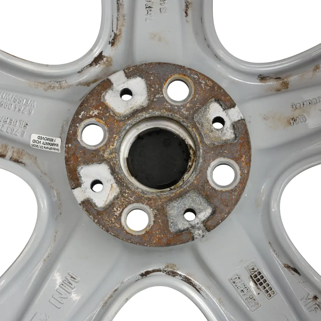 Mini Cooper One R50 R52 R53 Silver Wheel Alloy Rim 17" 7J ET:48 5-Star 91 - SKU 6763299-2 - Part number 6763299