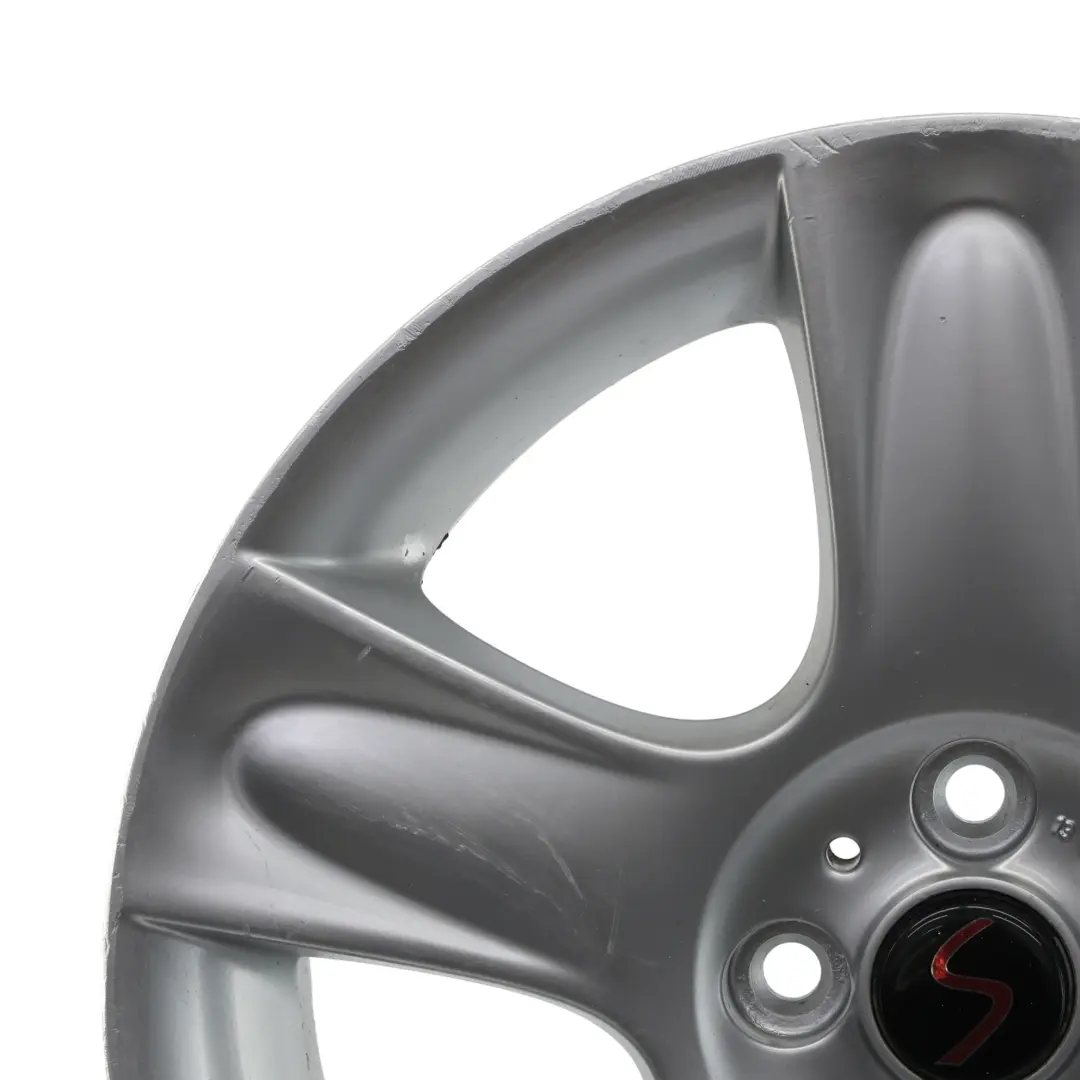 Mini Cooper One R50 R52 R53 Silver Wheel Alloy Rim 17" 7J ET:48 5-Star 91 - SKU 6763299-2 - Part number 6763299