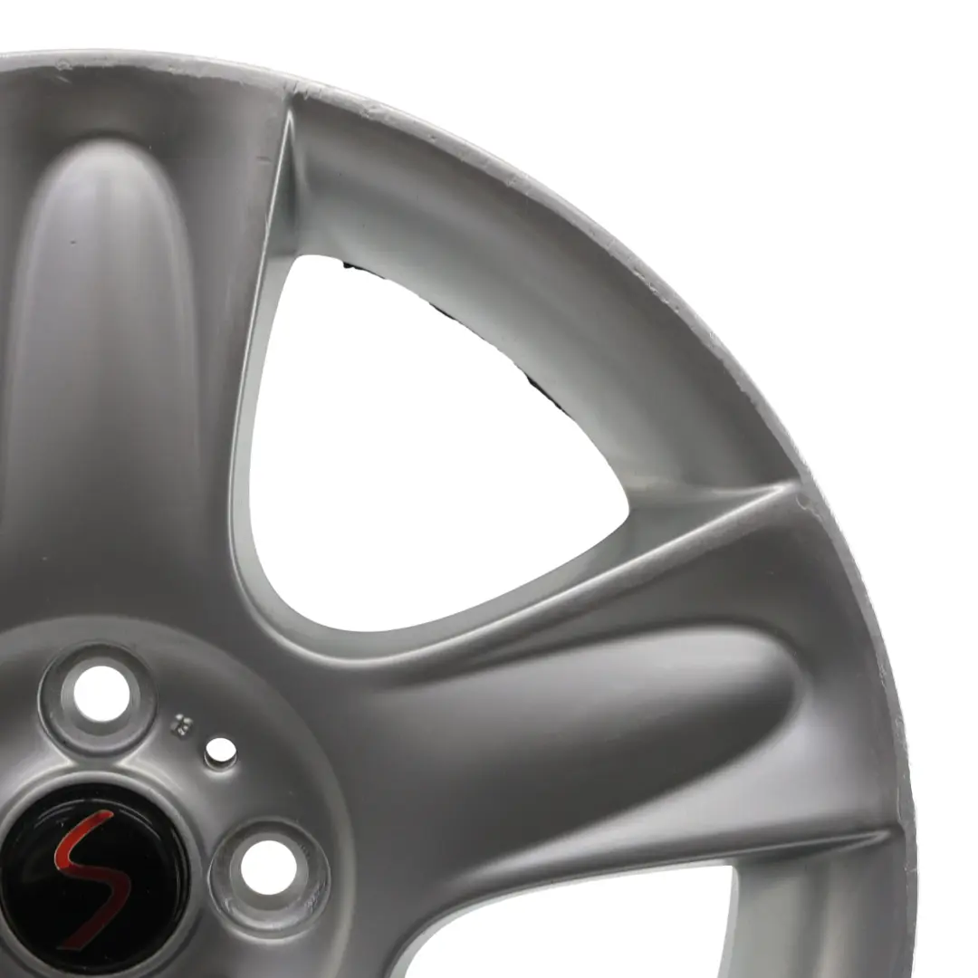 Mini Cooper One R50 R52 R53 Silver Wheel Alloy Rim 17" 7J ET:48 5-Star 91 - SKU 6763299-2 - Part number 6763299