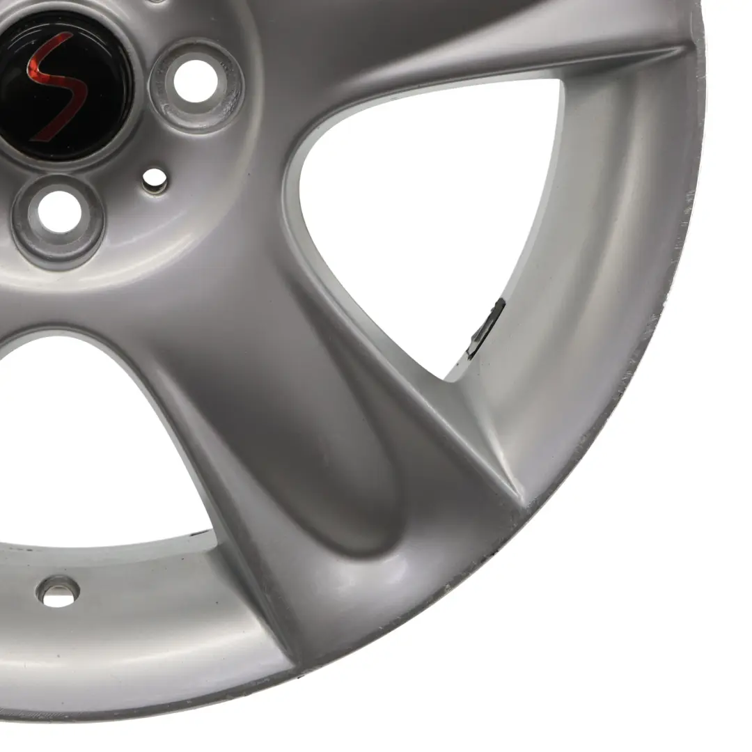 Mini Cooper One R50 R52 R53 Silver Wheel Alloy Rim 17" 7J ET:48 5-Star 91 - SKU 6763299-2 - Part number 6763299