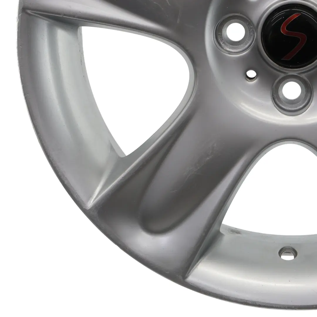 Mini Cooper One R50 R52 R53 Silver Wheel Alloy Rim 17" 7J ET:48 5-Star 91 - SKU 6763299-2 - Part number 6763299