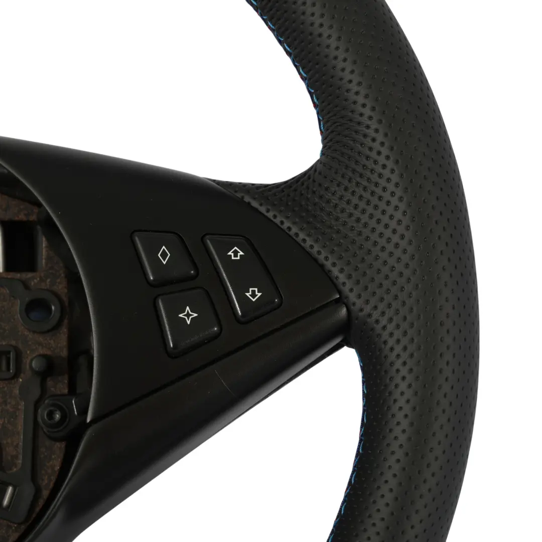 NEU Schwarz Leder Sport Lenkrad Sportlenkrad M-dreifarbige Fäden für BMW E60 E61 E63 mit Teilenummer 6763373 BMW E60 E61 E63 NEU Schwarz Leder Sport Lenkrad Sportlenkrad M-dreifarbige Fäden - SKU 6763373-1 - Teilenummer 6763373