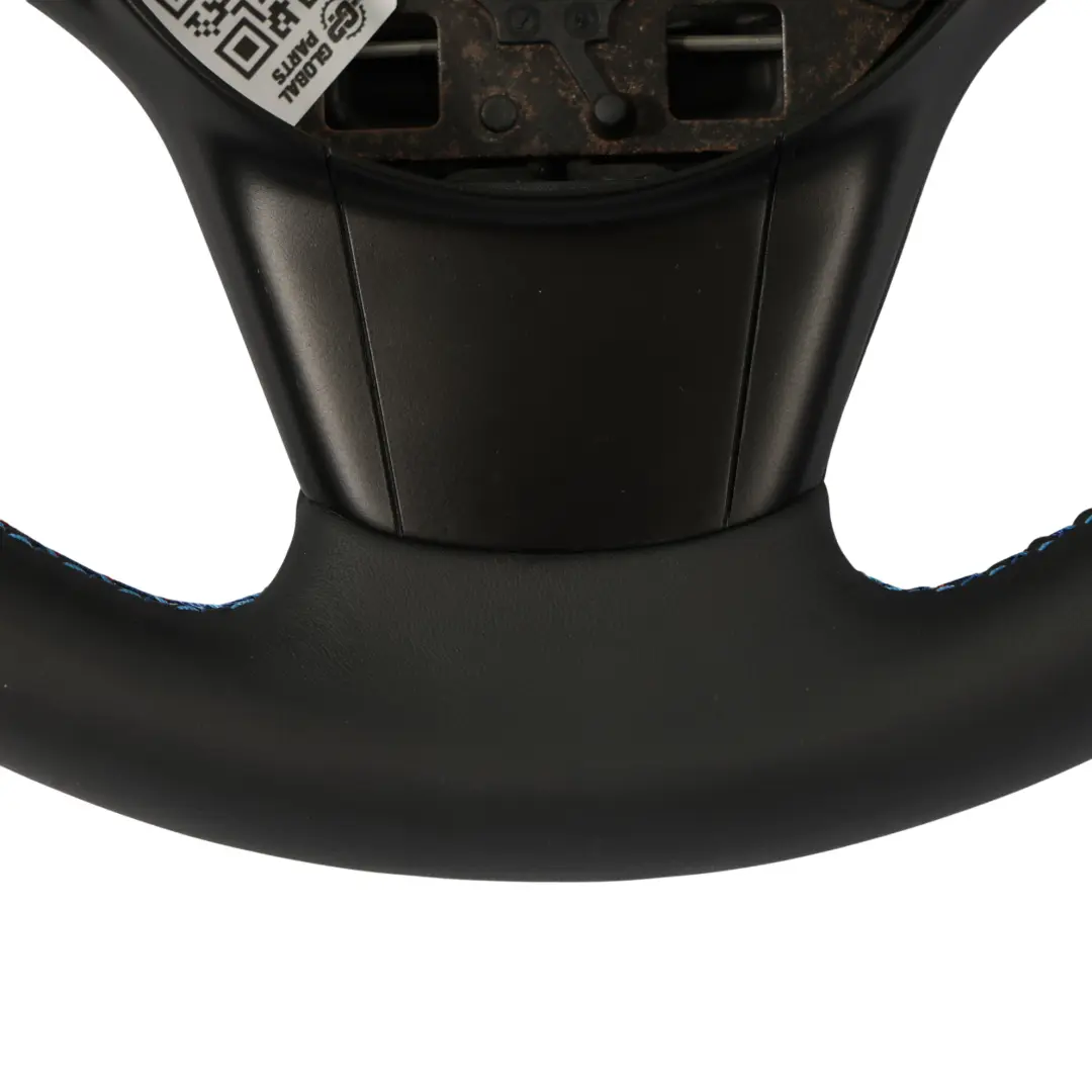 Deportivo Cuero Negro M-tricolor para BMW E60 E61 E63 Volante con número de pieza 6763373 BMW E60 E61 E63 Volante Deportivo Cuero Negro M-tricolor - SKU 6763373-1 - Número de pieza 6763373