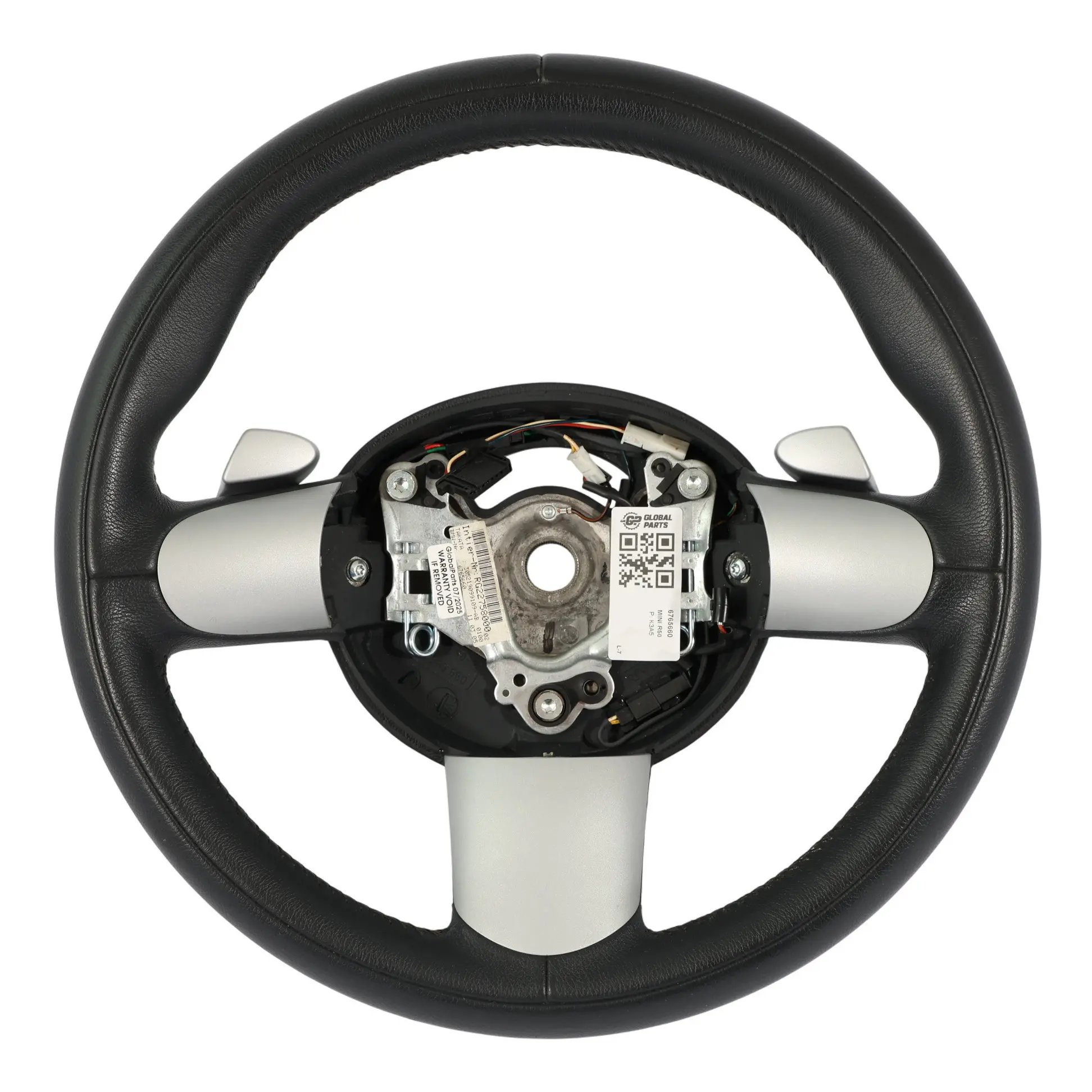 Mini Cooper R50 R52 R53 Sports Leather 3 Spoke Steering Wheel Steptronic