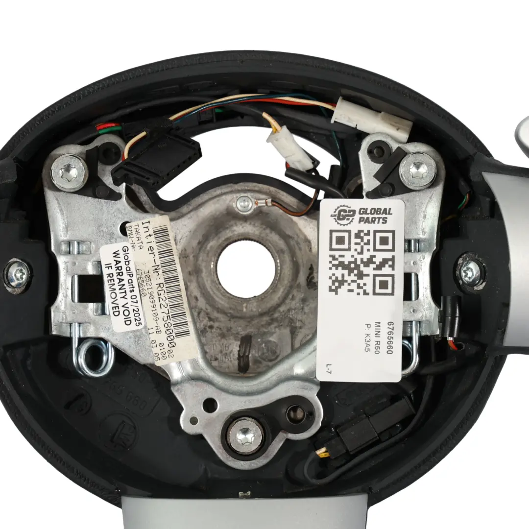 Mini Cooper R50 R52 R53 Sports Leather 3 Spoke Steering Wheel Steptronic - SKU 6765660 - Part number 6765660