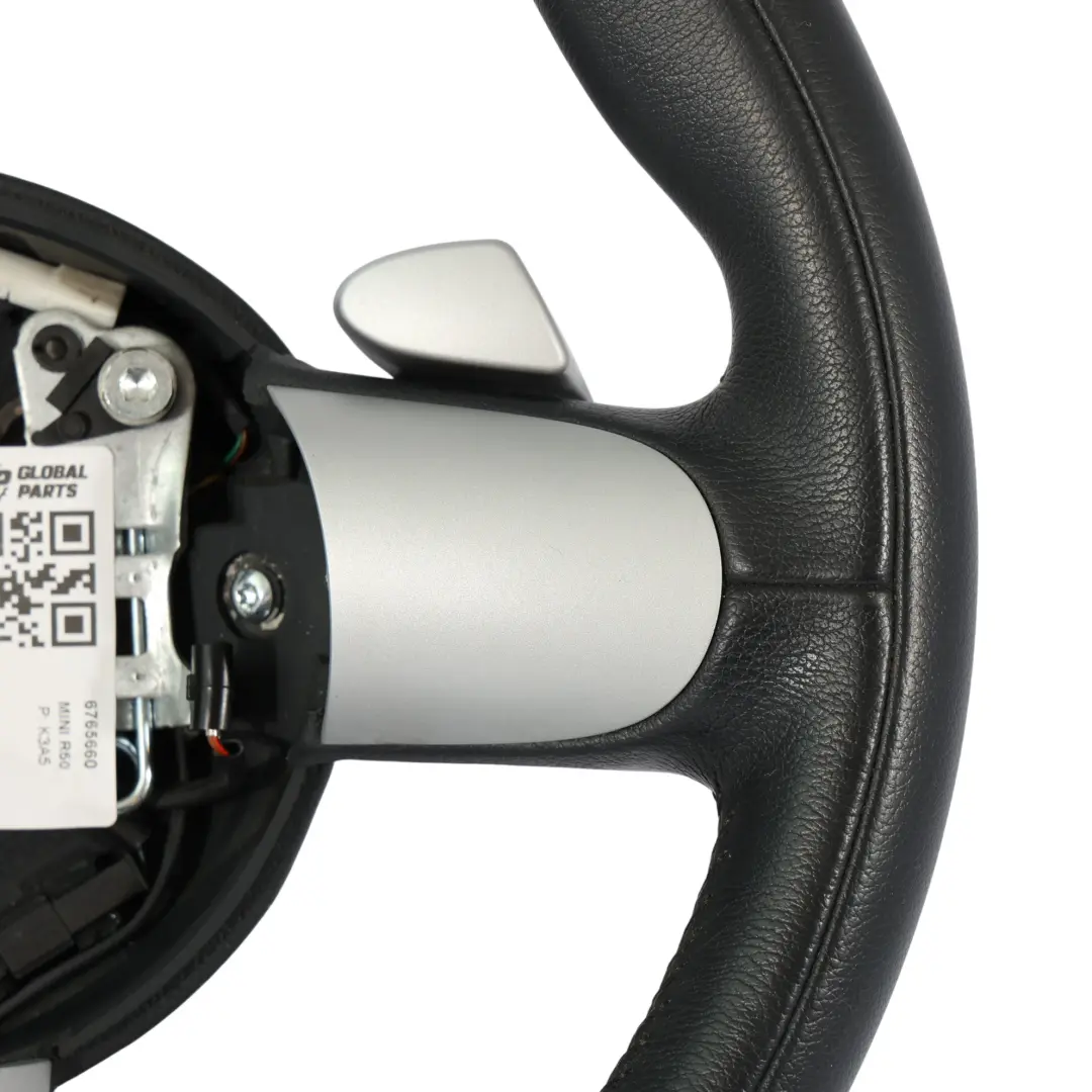 Mini Cooper R50 R52 R53 Sports Leather 3 Spoke Steering Wheel Steptronic - SKU 6765660 - Part number 6765660