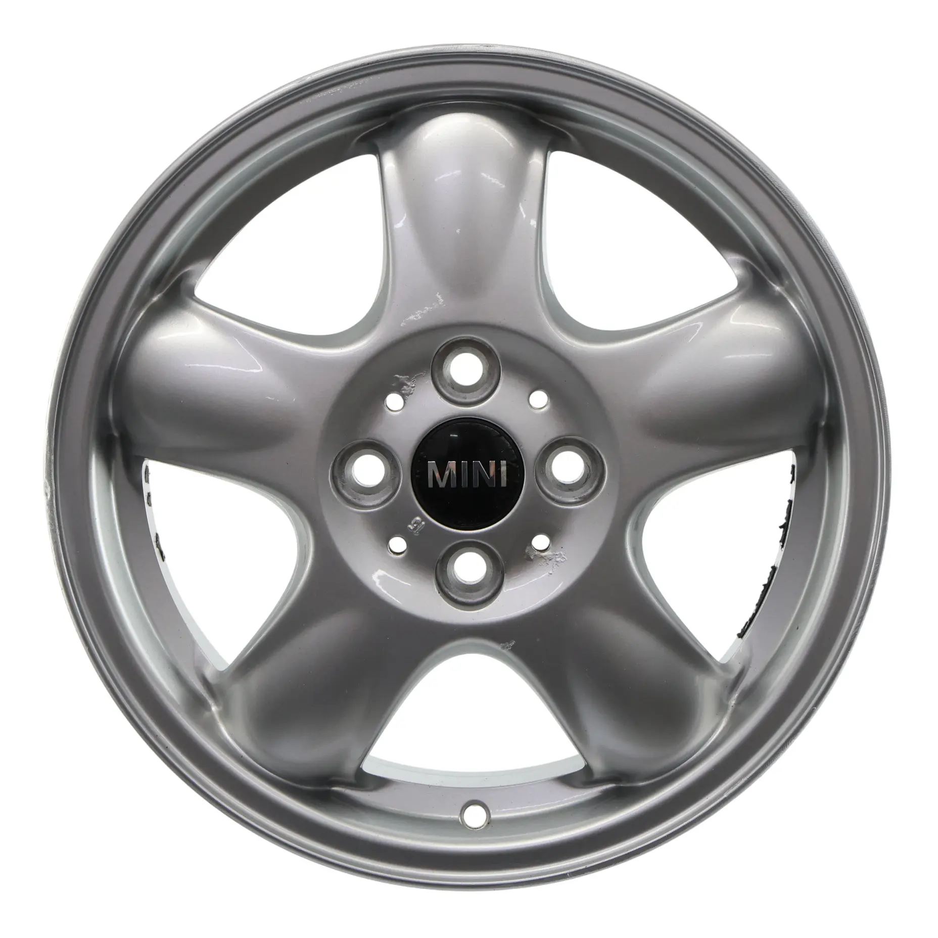 Mini Cooper One R50 R55 R56 Silver Wheel Alloy Rim 15" 5-Start Spooler 100