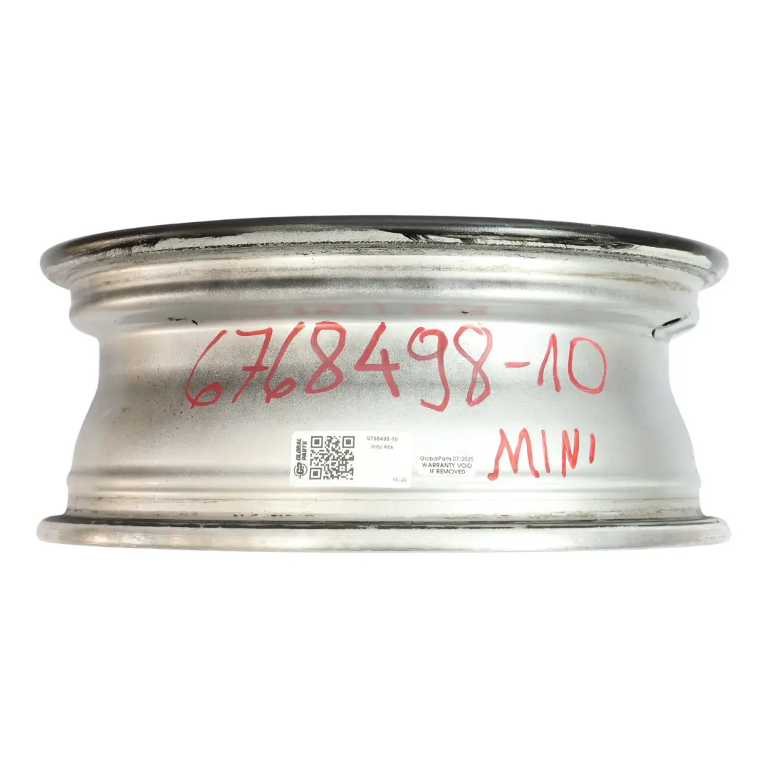 Llanta De Aleación Negra 15" 5.5J ET:45 para Mini Cooper One R50 R55 R56 con número de pieza 6768498 Mini Cooper One R50 R55 R56 Llanta De Aleación Negra 15" 5.5J ET:45 - SKU 6768498-10 - Número de pieza 6768498