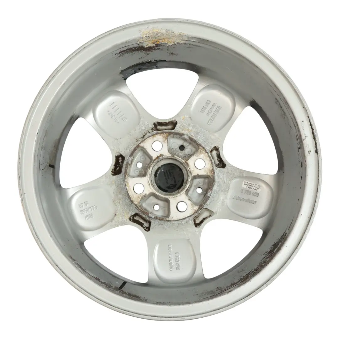 Cerchio In Lega Nero 15" 5.5J ET:45 per Mini Cooper One R50 R55 R56 con numero di parte 6768498 Mini Cooper One R50 R55 R56 Cerchio In Lega Nero 15" 5.5J ET:45 - SKU 6768498-10 - Numero di parte 6768498