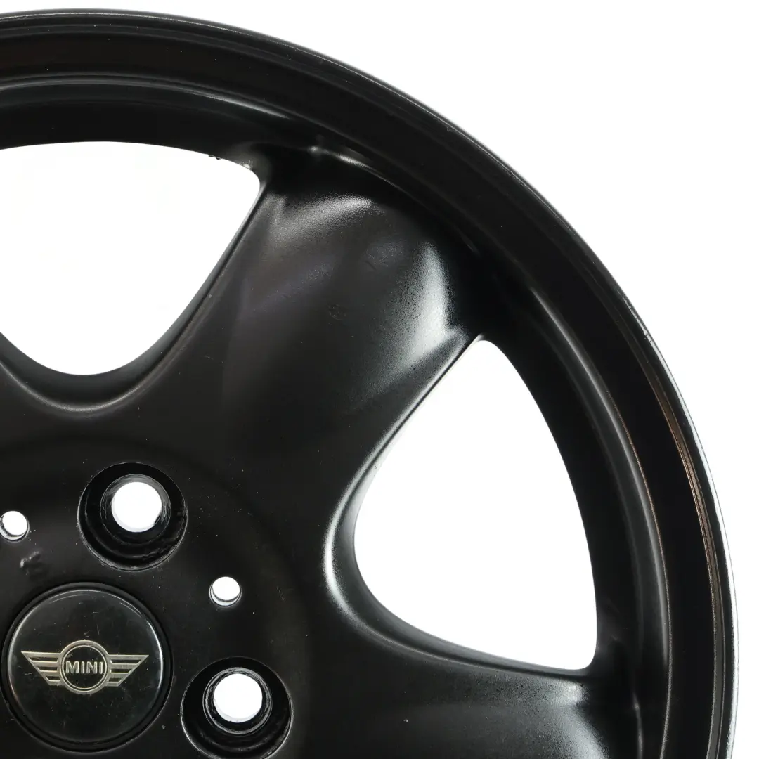 Alloy Rim 15" 5.5J ET:45 to Mini Cooper One R50 R55 R56 Black Wheel with Part number 6768498 Mini Cooper One R50 R55 R56 Black Wheel Alloy Rim 15" 5.5J ET:45 - SKU 6768498-10 - Part number 6768498