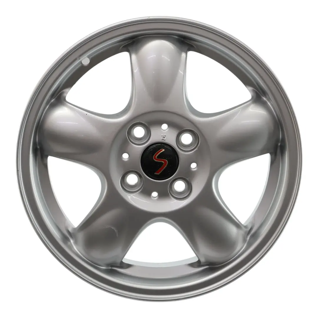 Mini One R55 R56 Llanta Aleación Plateada 15" 5,5J 5-Start Spooler 100 - SKU 6768498-2 - Número de pieza 6768498
