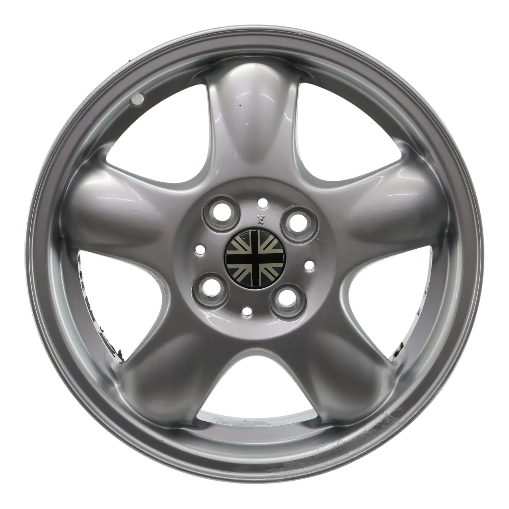 Mini Cooper One R50 R56 Silver Wheel Alloy Rim 15" 5-Start Spooler 100