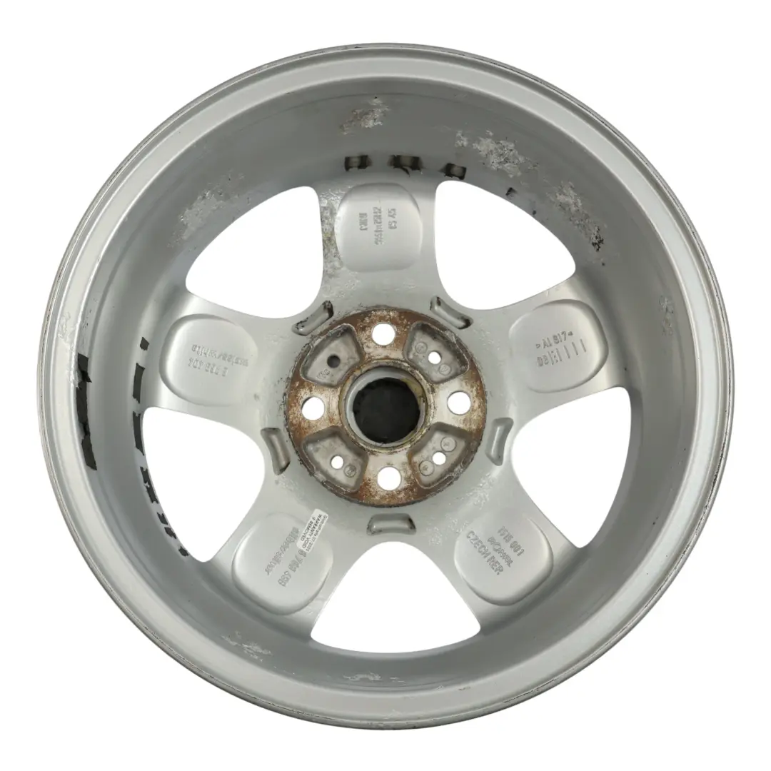 Mini Cooper One R50 R56 Silver Wheel Alloy Rim 15" 5-Start Spooler 100 - SKU 6768498-4 - Part number 6768498