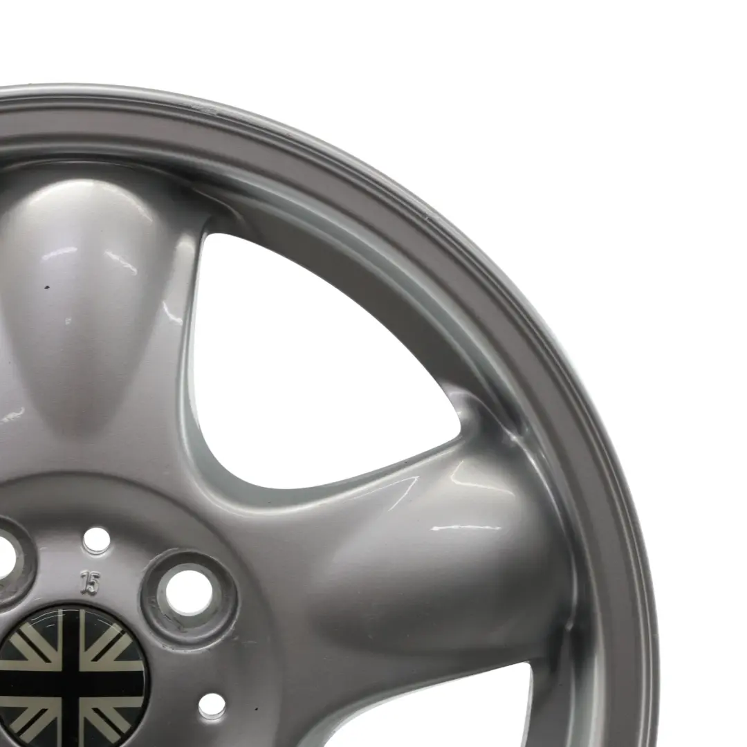 Mini Cooper One R50 R56 Silver Wheel Alloy Rim 15" 5-Start Spooler 100 - SKU 6768498-4 - Part number 6768498