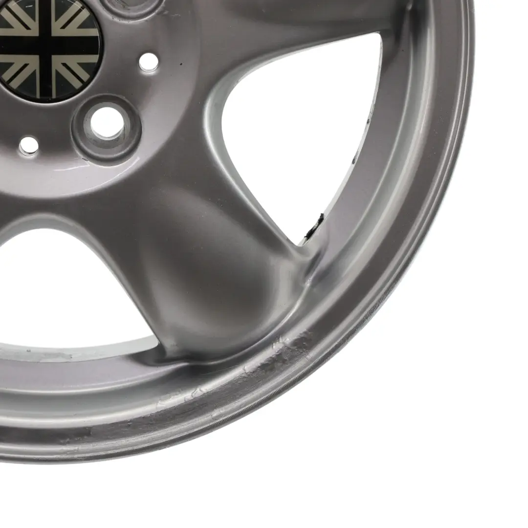 Mini Cooper One R50 R56 Silver Wheel Alloy Rim 15" 5-Start Spooler 100 - SKU 6768498-4 - Part number 6768498
