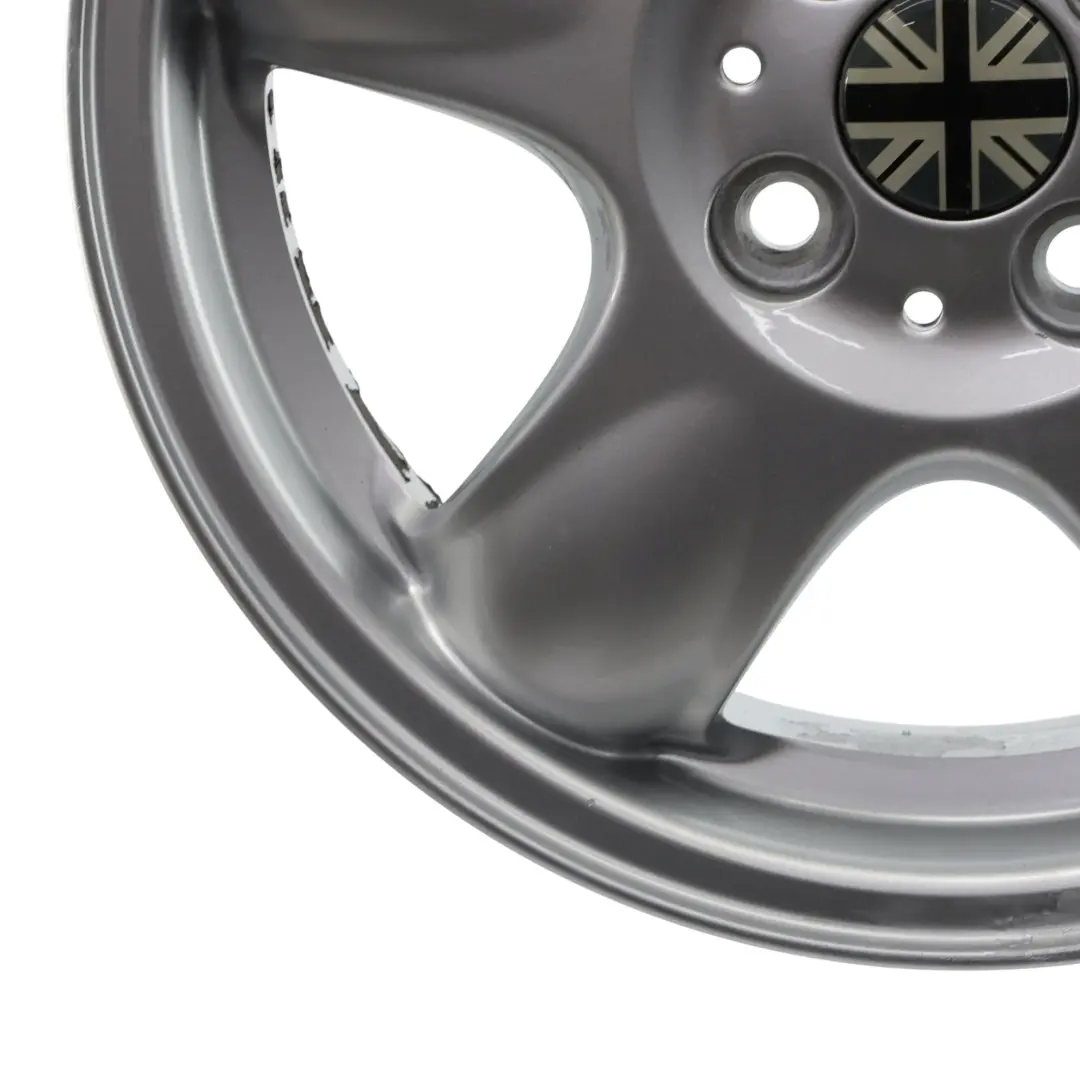 Mini Cooper One R50 R56 Silver Wheel Alloy Rim 15" 5-Start Spooler 100 - SKU 6768498-4 - Part number 6768498