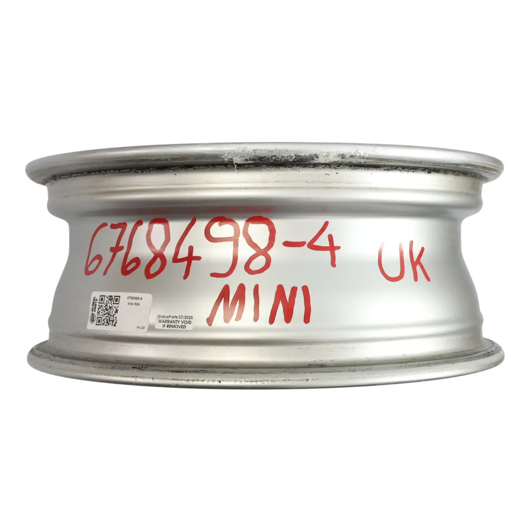 Mini Cooper One R50 R56 Silver Wheel Alloy Rim 15" 5-Start Spooler 100 - SKU 6768498-4 - Part number 6768498
