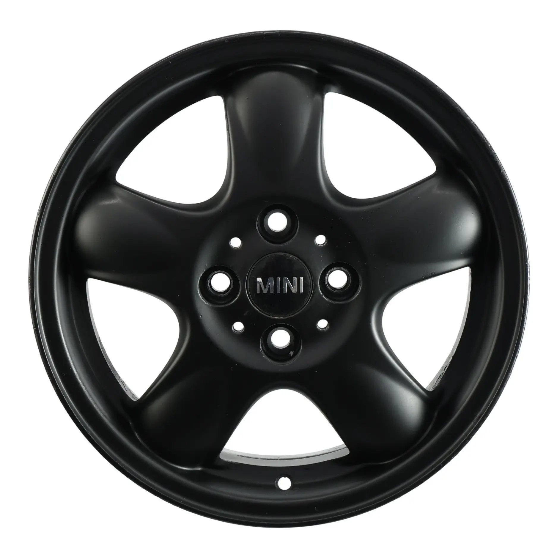 Mini Cooper One R50 R56 Black Wheel Alloy Rim 15" 5-Start Spooler 100
