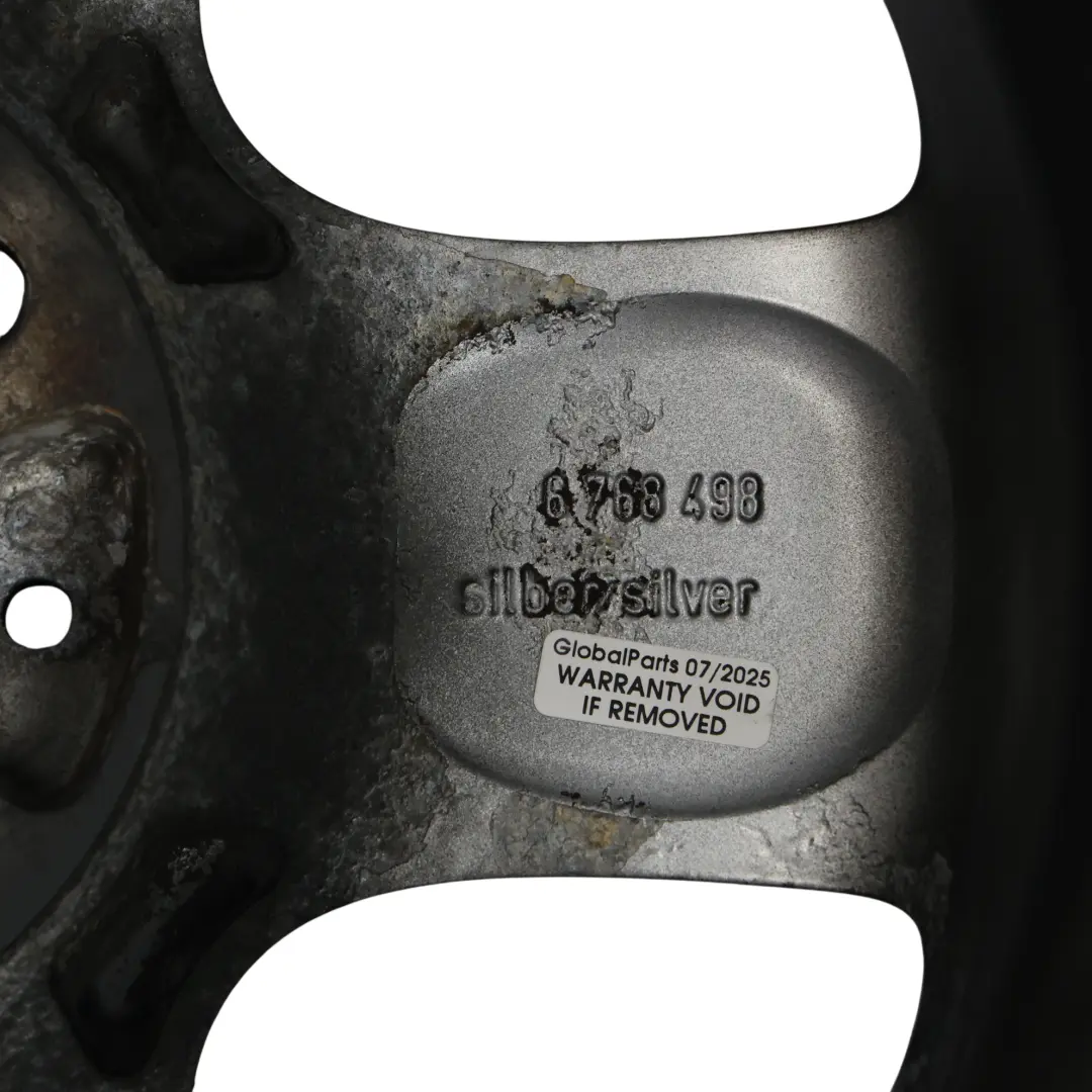 Alloy Rim 15" 5-Start Spooler 100 to Mini Cooper One R50 R56 Black Wheel with Part number 6768498 Mini Cooper One R50 R56 Black Wheel Alloy Rim 15" 5-Start Spooler 100 - SKU 6768498-5 - Part number 6768498