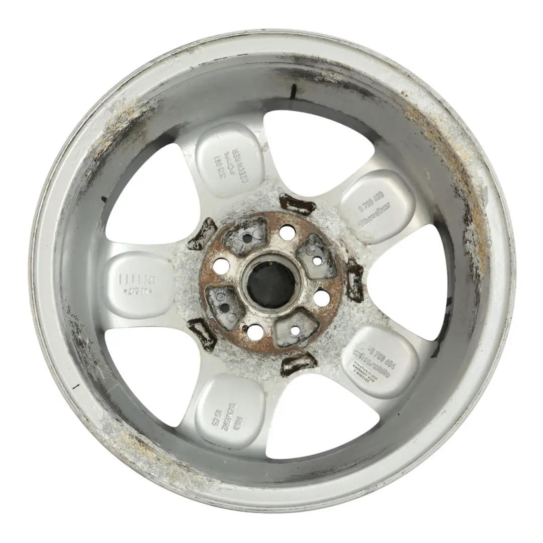 Felgen Alufelge Schwarz 15" 5 Star Spooler 100 für Mini Cooper R50 R56 mit Teilenummer 6768498 Mini Cooper R50 R56 Felgen Alufelge Schwarz 15" 5 Star Spooler 100 - SKU 6768498-9 - Teilenummer 6768498