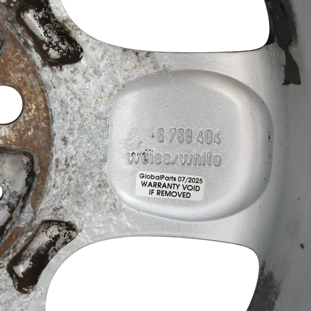 Felgen Alufelge Schwarz 15" 5 Star Spooler 100 für Mini Cooper R50 R56 mit Teilenummer 6768498 Mini Cooper R50 R56 Felgen Alufelge Schwarz 15" 5 Star Spooler 100 - SKU 6768498-9 - Teilenummer 6768498