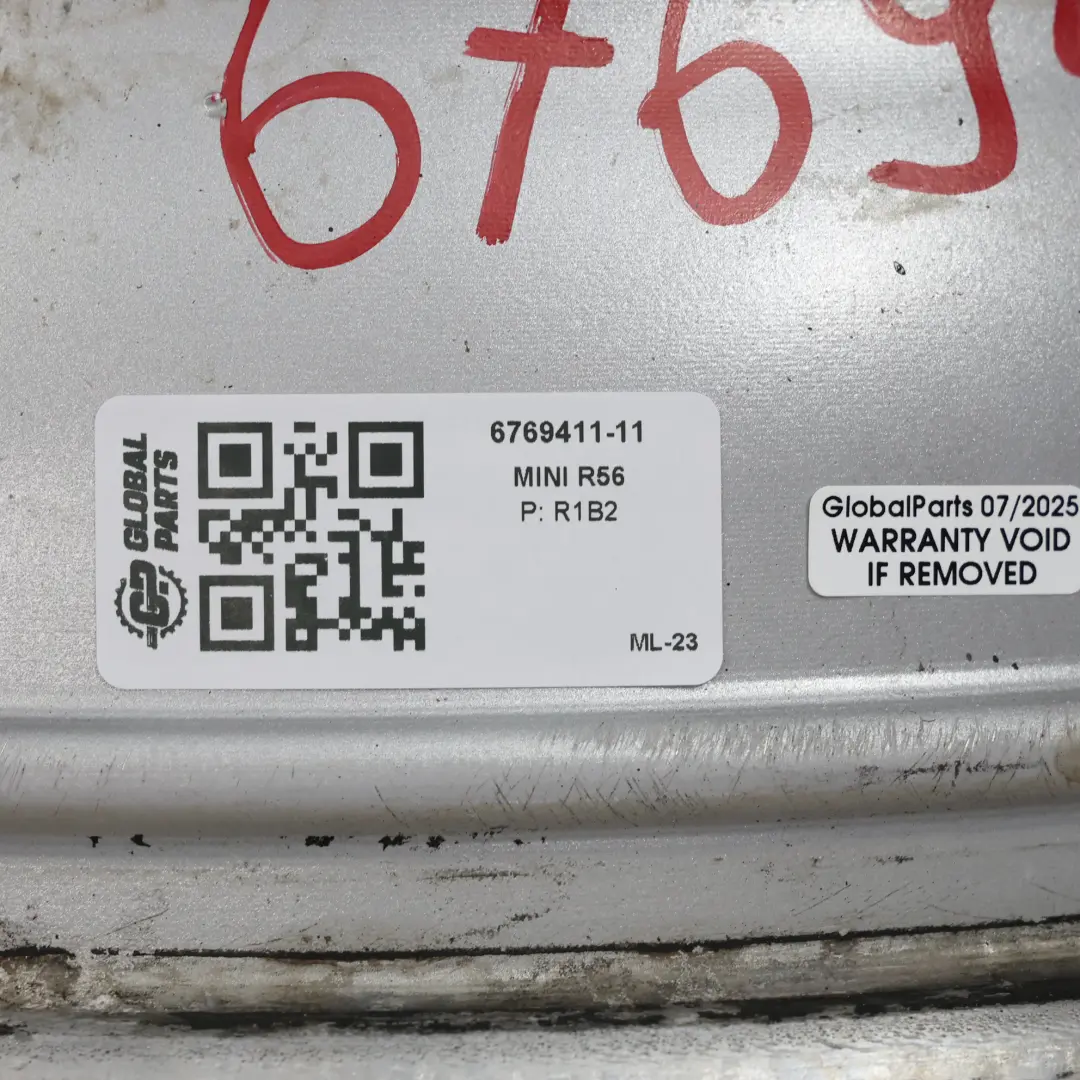 Alloy Rim 17" 7J ET:48 Crown Spoke 104 to Mini Cooper R50 R55 R56 R57 Black Wheel with Part number 6769411 Mini Cooper R50 R55 R56 R57 Black Wheel Alloy Rim 17" 7J ET:48 Crown Spoke 104 - SKU 6769411-11 - Part number 6769411