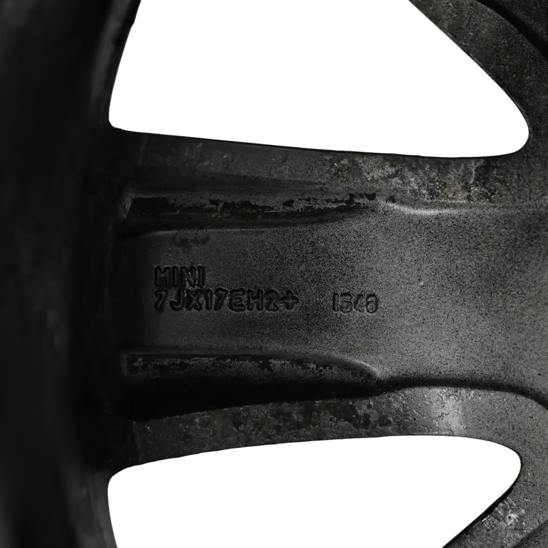 Alloy Rim 17" 7J ET:48 Crown Spoke 104 to Mini Cooper R50 R55 R56 R57 Black Wheel with Part number 6769411 Mini Cooper R50 R55 R56 R57 Black Wheel Alloy Rim 17" 7J ET:48 Crown Spoke 104 - SKU 6769411-11 - Part number 6769411