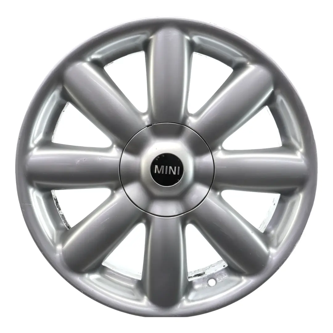 Mini Cooper One R50 R55 R56 R57 Silver Wheel Alloy Rim 17" 7J Crown Spoke 104 - SKU 6769411-4 - Part number 6769411