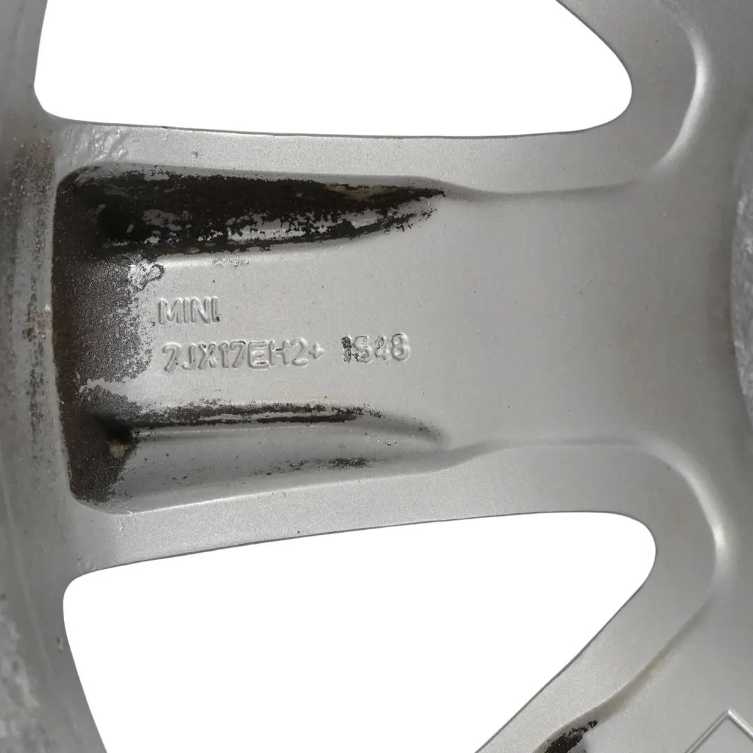 Mini Cooper One R50 R55 R56 R57 Silver Wheel Alloy Rim 17" 7J Crown Spoke 104 - SKU 6769411-4 - Part number 6769411