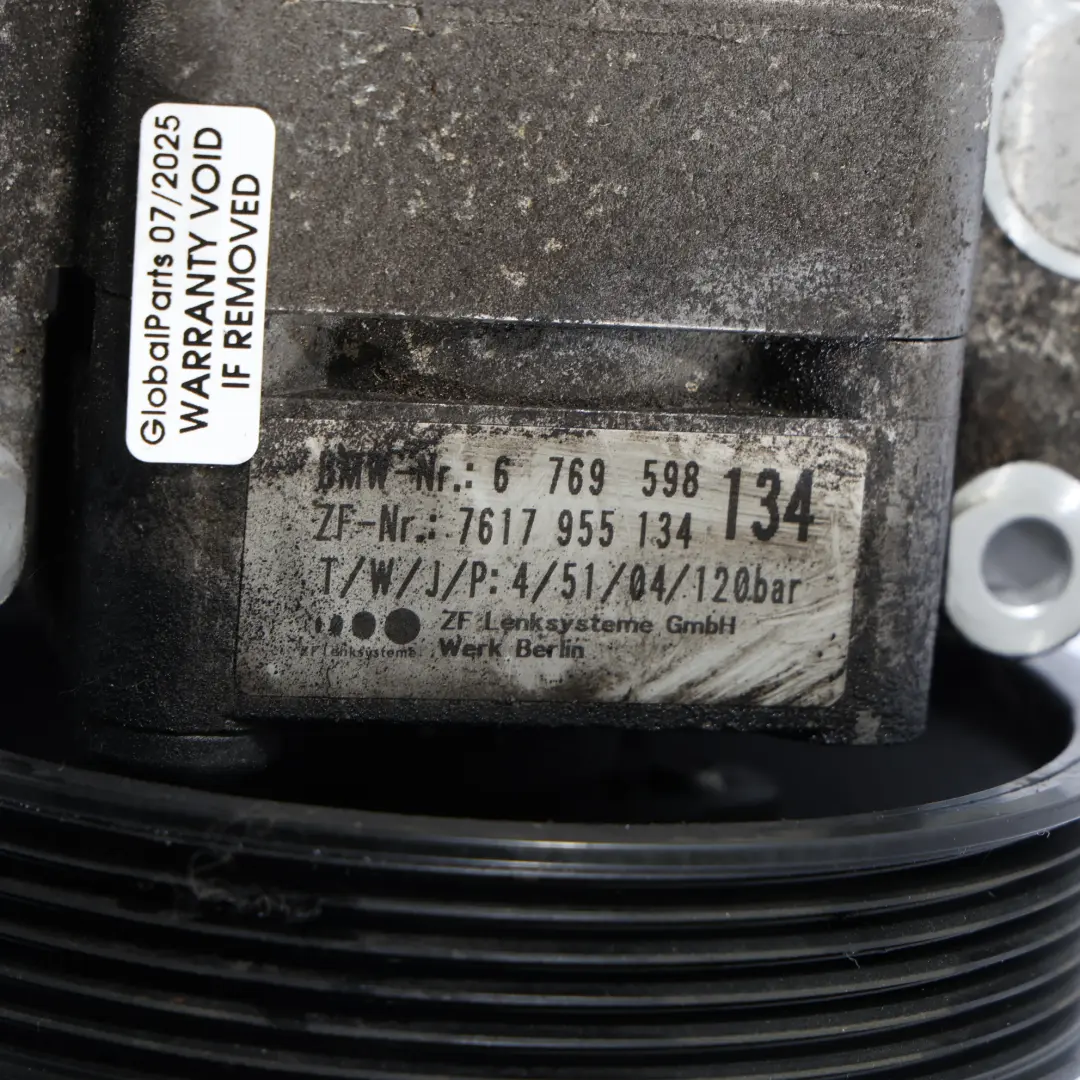 BMW E81 E87 E90 E91 Gasolina N45 N46 Bomba De Agua Direccion Asistida - SKU 6769598 - Número de pieza 6769598