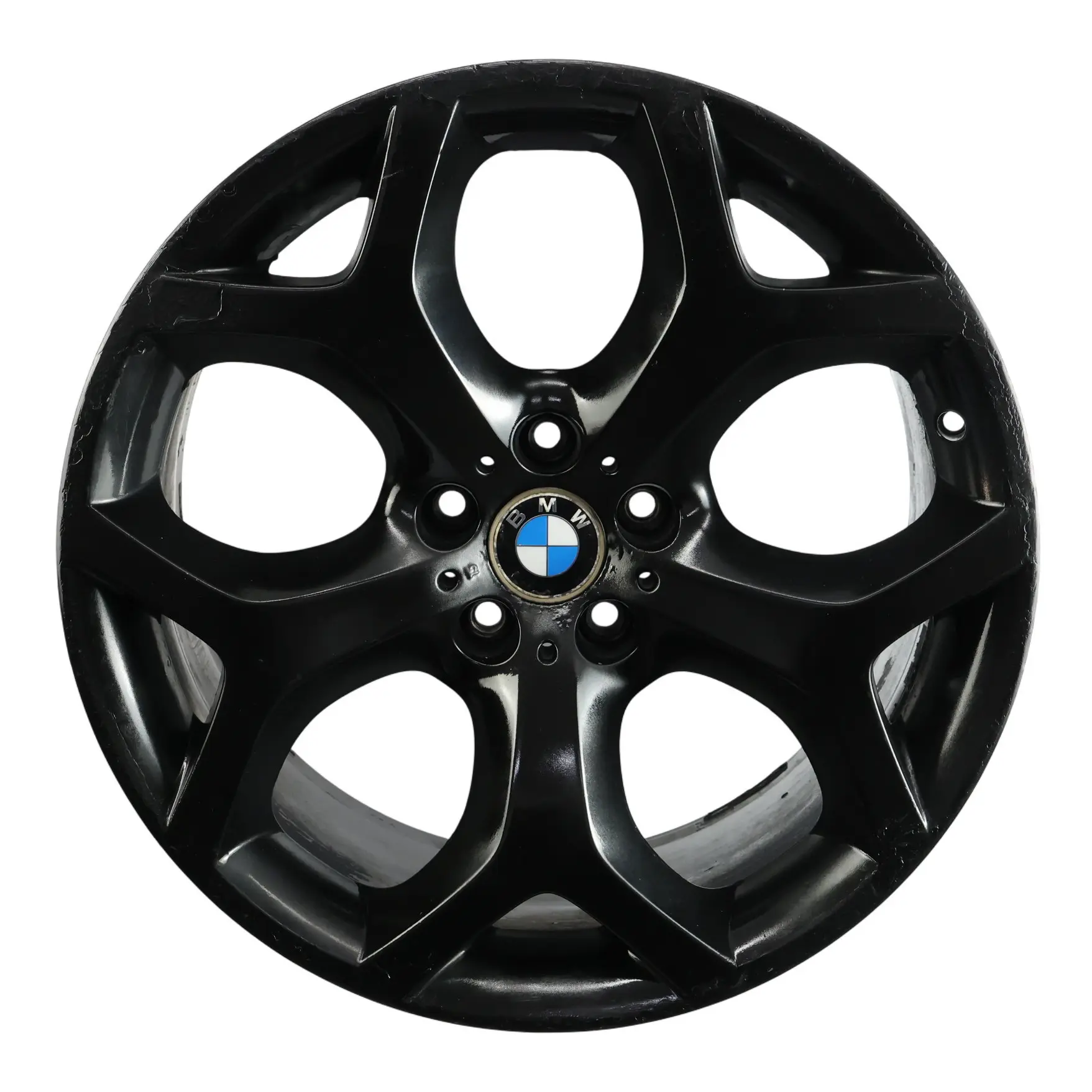BMW X5 E70 Black Rear Wheel Alloy Rim 20" ET:37 11J Styling 214 6772250