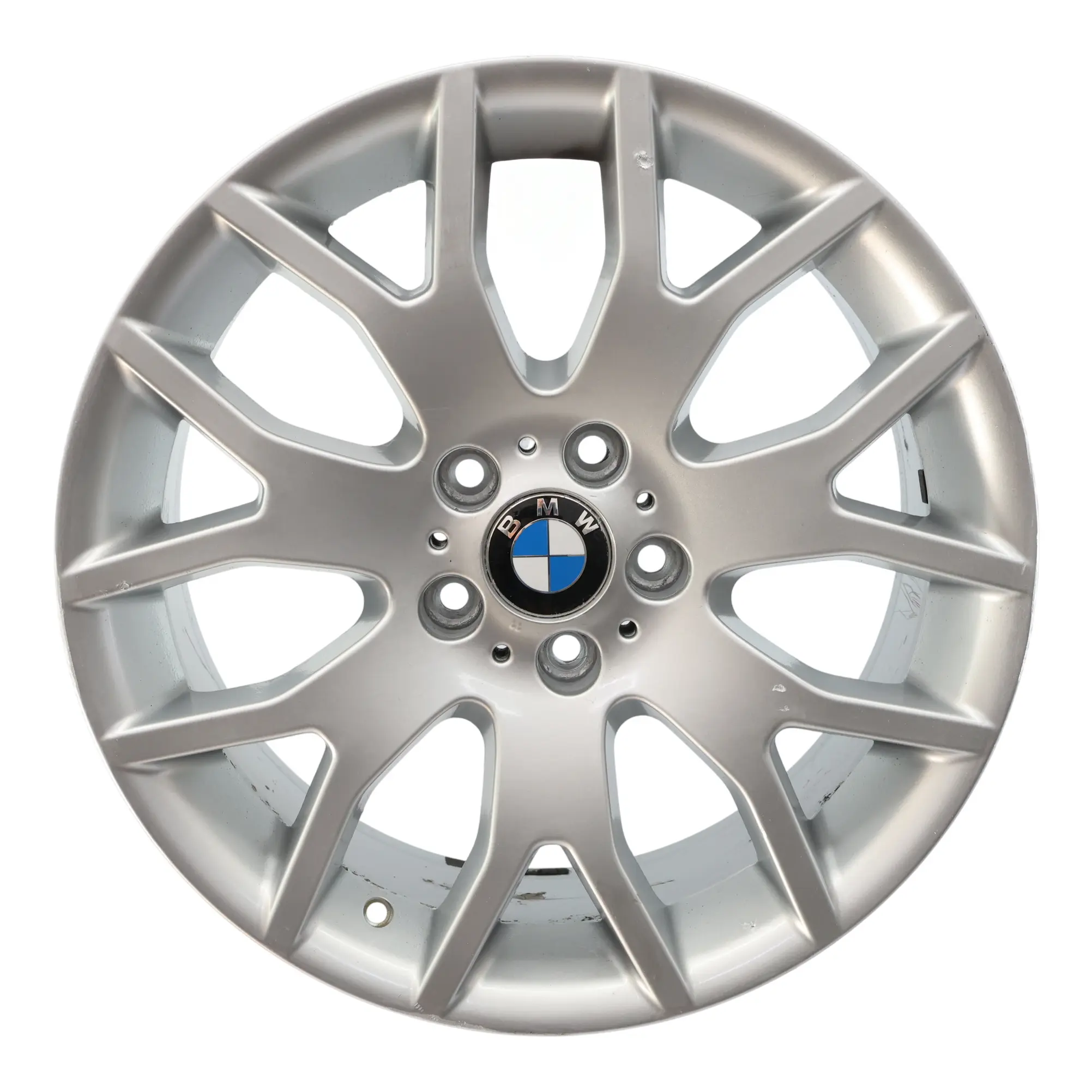 BMW X5 E70 Front Wheel Alloy Rim 19" Cross Spoke 177 9J ET:48 Silver 6774396