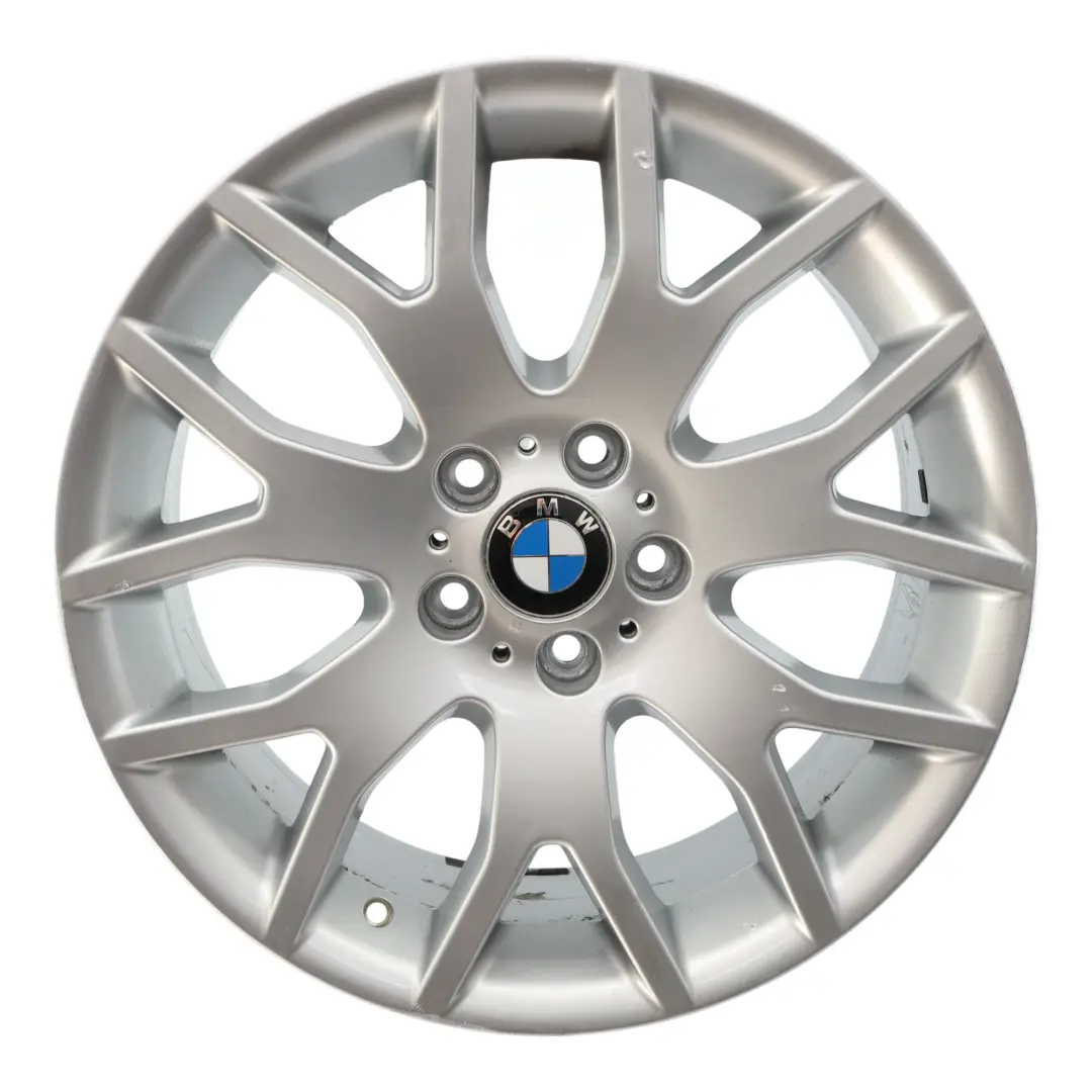Srebrna Felga Aluminiowa Przód 19" 9J ET:48 Styling 177 do BMW X5 E70 o numerze 6774396 BMW X5 E70 Srebrna Felga Aluminiowa Przód 19" 9J ET:48 Styling 177 - SKU 6774396-1 - Numer Części 6774396