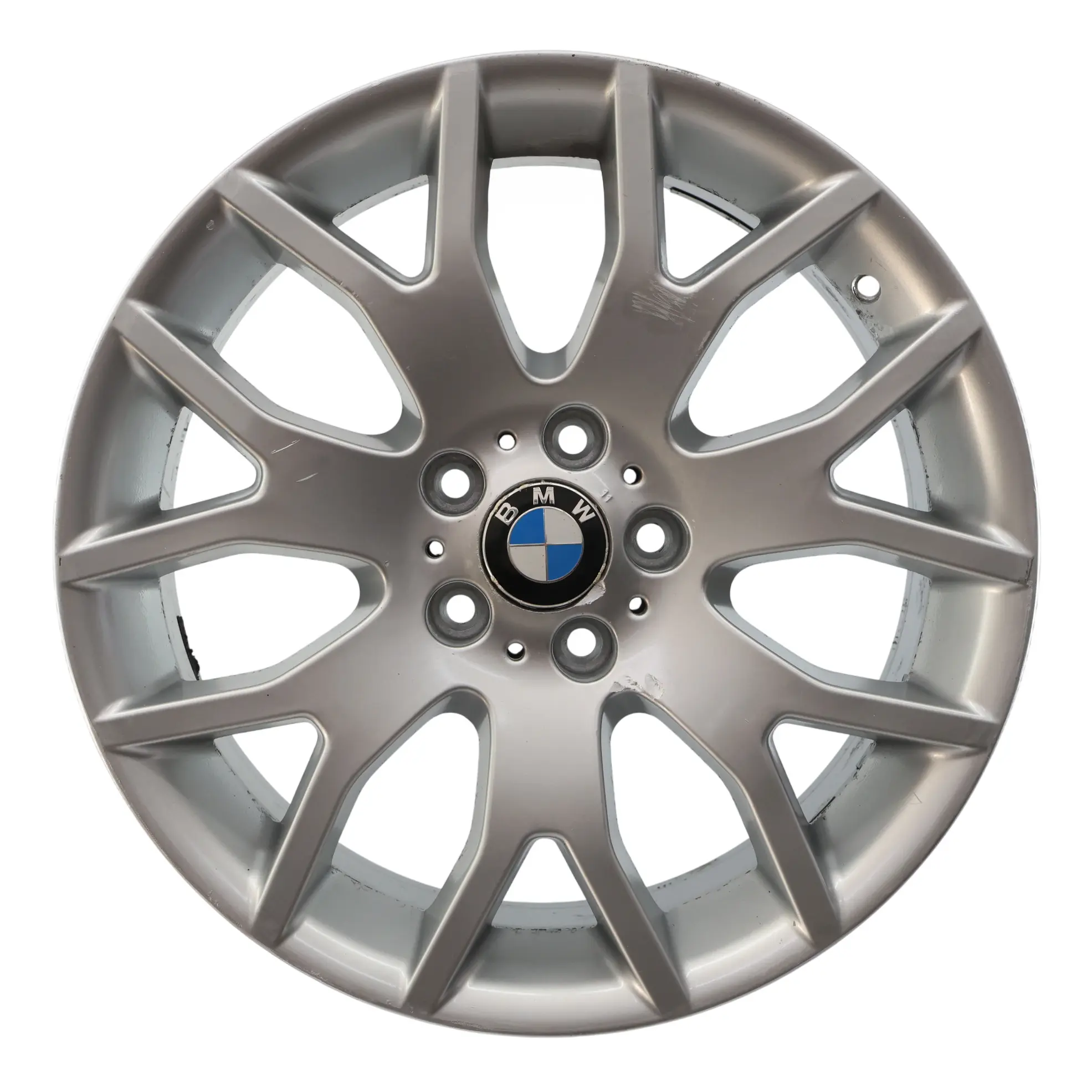 BMW X5 E70 Front Wheel Alloy Rim 19" Cross Spoke 177 9J ET:48 Silver 6774396