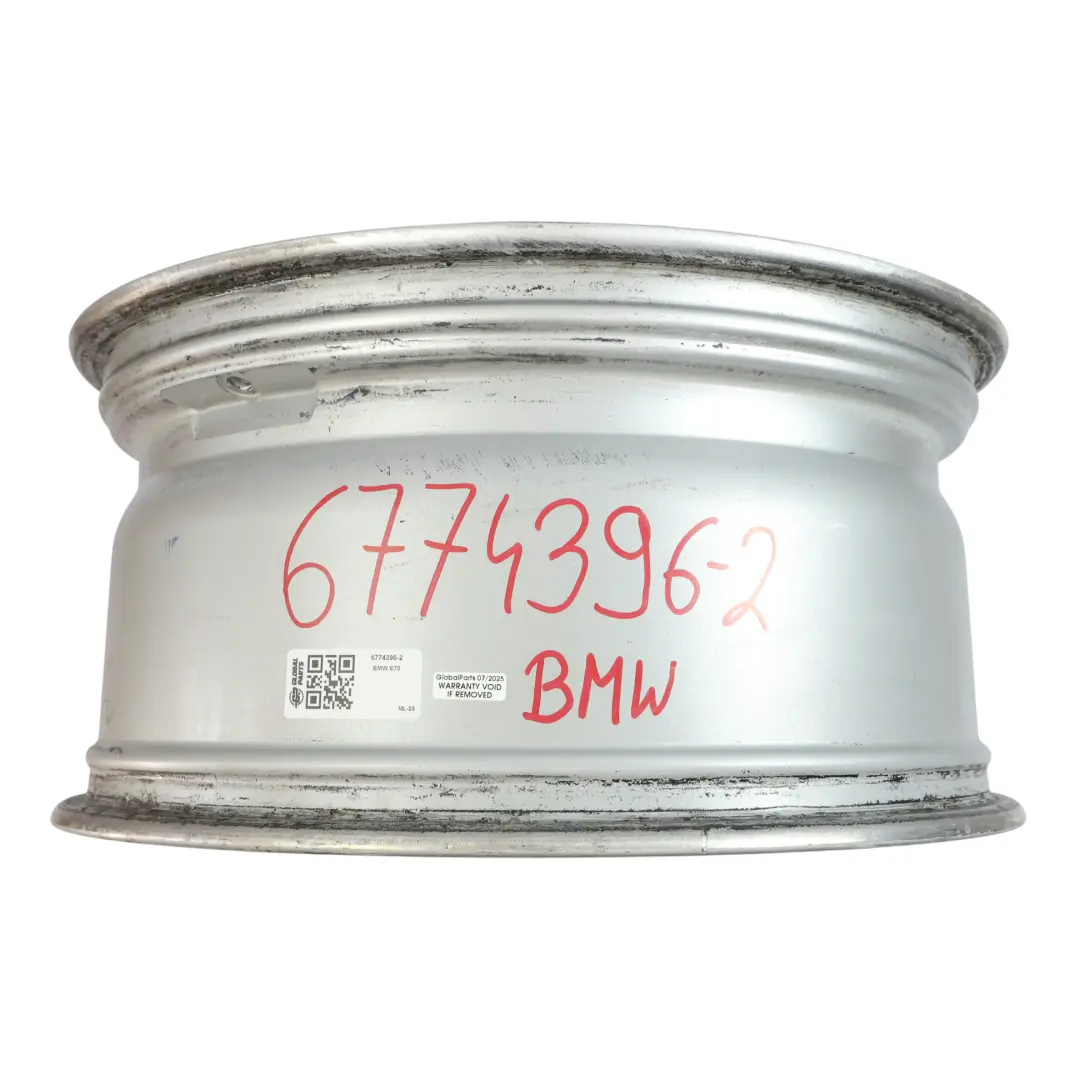 Cerchio Lega 19" 9J ET:48 Argento per BMW X5 E70 con numero di parte 6774396 BMW X5 E70 Cerchio Lega 19" 9J ET:48 Argento - SKU 6774396-2 - Numero di parte 6774396