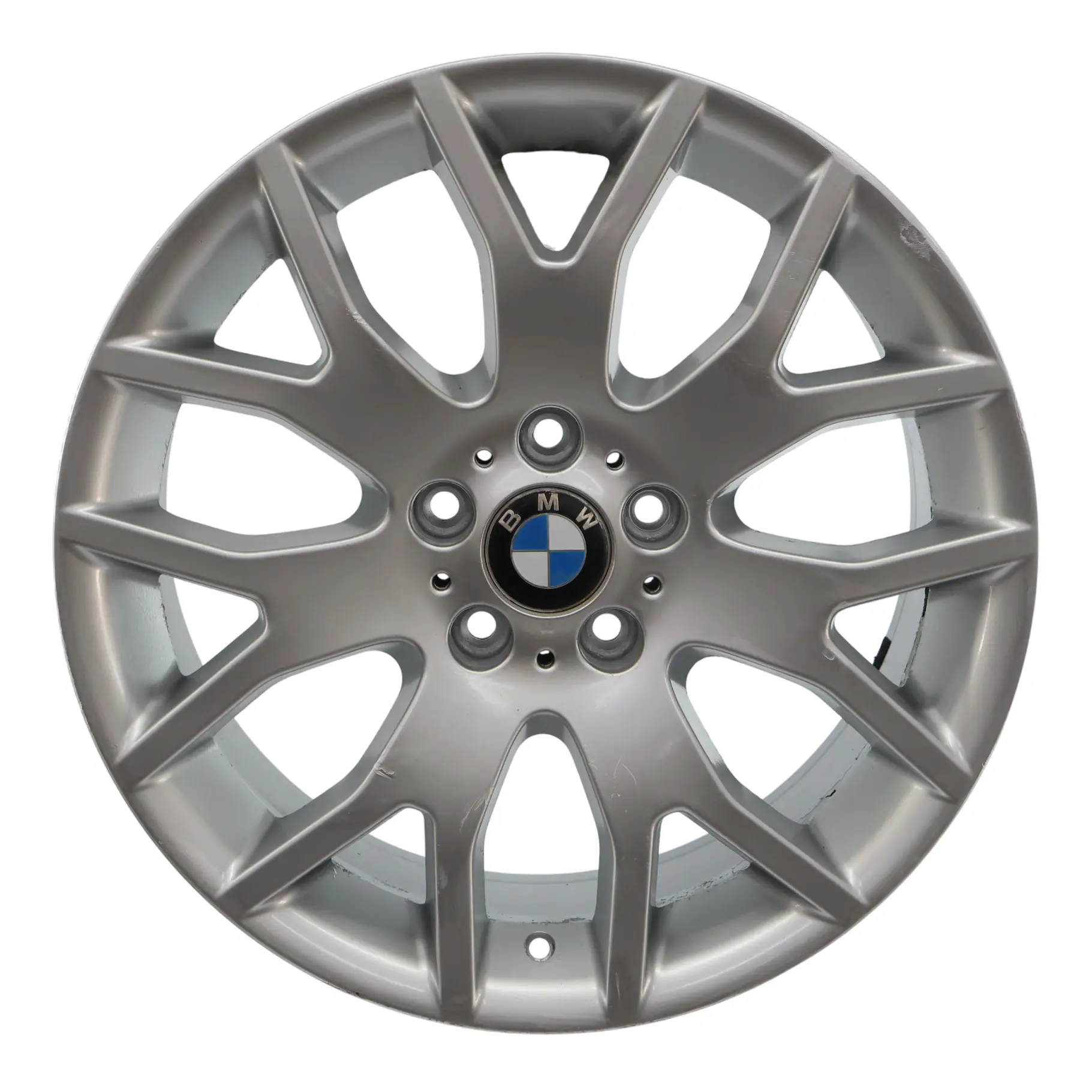 BMW X5 E70 Front Wheel Rim Alloy 19" Cross Spoke 177 9J ET:48 Silver 6774396