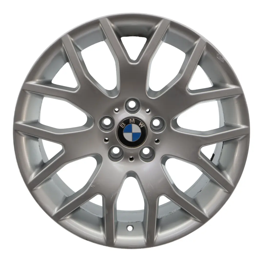 Front Wheel Rim Alloy 19" Cross Spoke 177 9J ET:48 Silver to BMW X5 E70 with Part number 6774396 BMW X5 E70 Front Wheel Rim Alloy 19" Cross Spoke 177 9J ET:48 Silver - SKU 6774396-4 - Part number 6774396