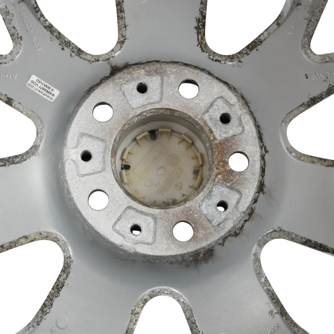 BMW X5 E70 Front Wheel Rim Alloy 19" Cross Spoke 177 9J ET:48 Silver - SKU 6774396-4 - Part number 6774396