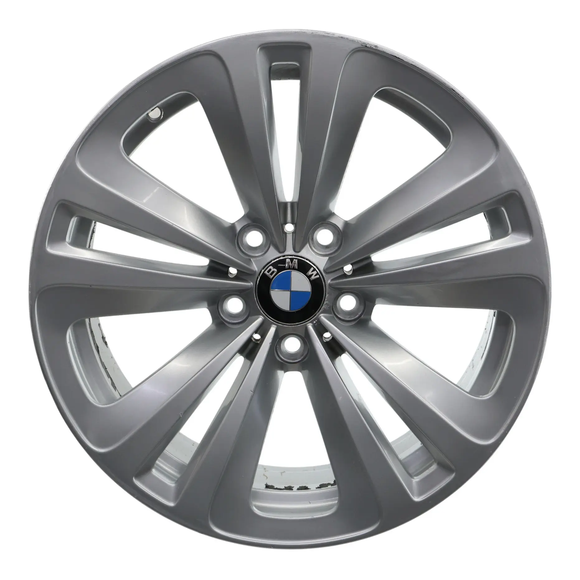 Wheel Rim BMW F01 F07 F12 Silver Alloy 18" Dual Spoke 234 8J ET:30 6775403